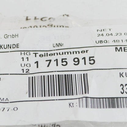 NEW BMW 3 E30 CYLINDER HEAD COVER COLLAR SCREW 11121715915 ORIGINAL