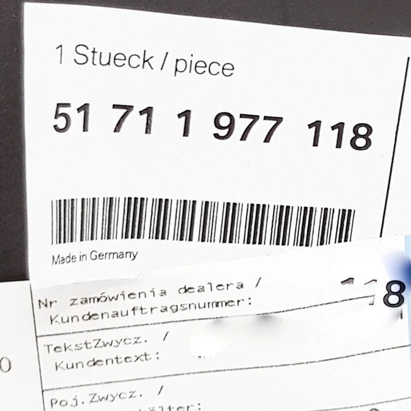 NEW BMW 3 E36 FRONT BUMPER RIGHT SUPPORT 51711977118 ORIGINAL