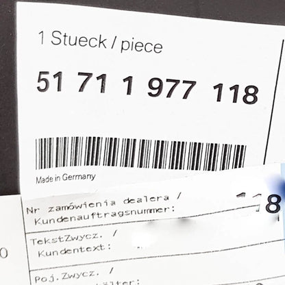 NEW BMW 3 E36 FRONT BUMPER RIGHT SUPPORT 51711977118 ORIGINAL