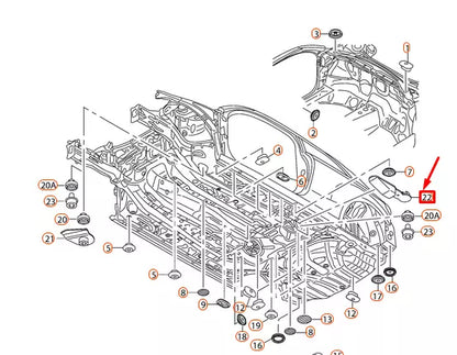 NEW AUDI A3 S3 SPORTBACK QUATTRO 8V SOCKET - JACK REAR 8V0802847A