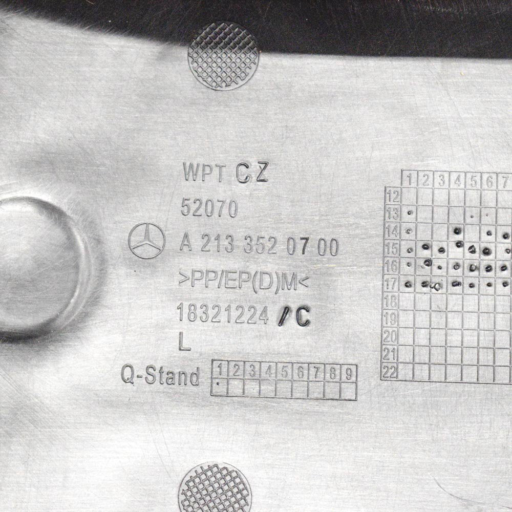 NEW MERCEDES BENZ E CLASS W213 REAR LEFT CONTROL ARM COVER A2133520700 ORIGINAL