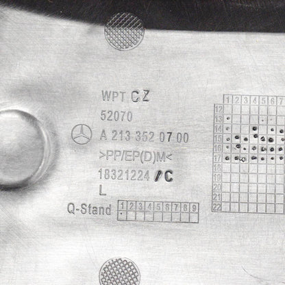 NEW MERCEDES BENZ E CLASS W213 REAR LEFT CONTROL ARM COVER A2133520700 ORIGINAL