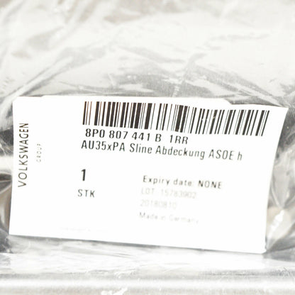 NEW AUDI A3 8P S-LINE REAR BUMPER TOW EYE COVER TRIM GRAY 8P0807441B1RR