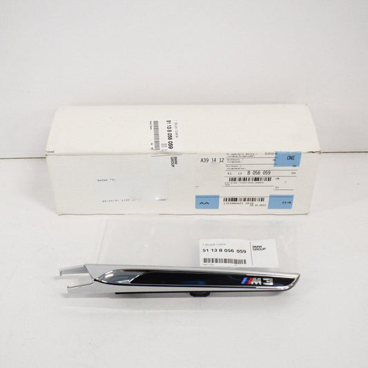 new bmw 3 f80 m front left fender moulding 51138056059 8056059 2012 original