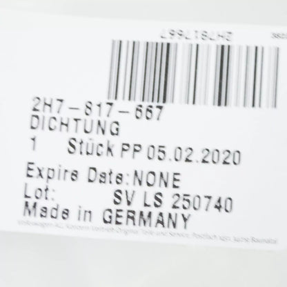 NEW VOLKSWAGEN AMAROK HARDTOP REAR LID LOWER SEAL 2H7817667