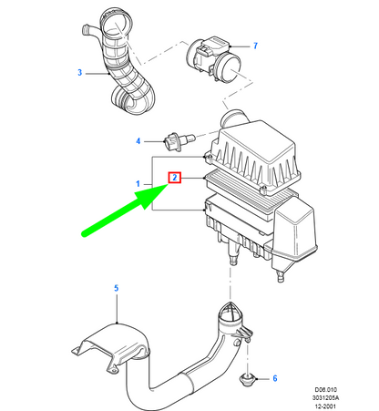 new ford focus mk1 air cleaner element 98ax-9601-aa 1072246 original