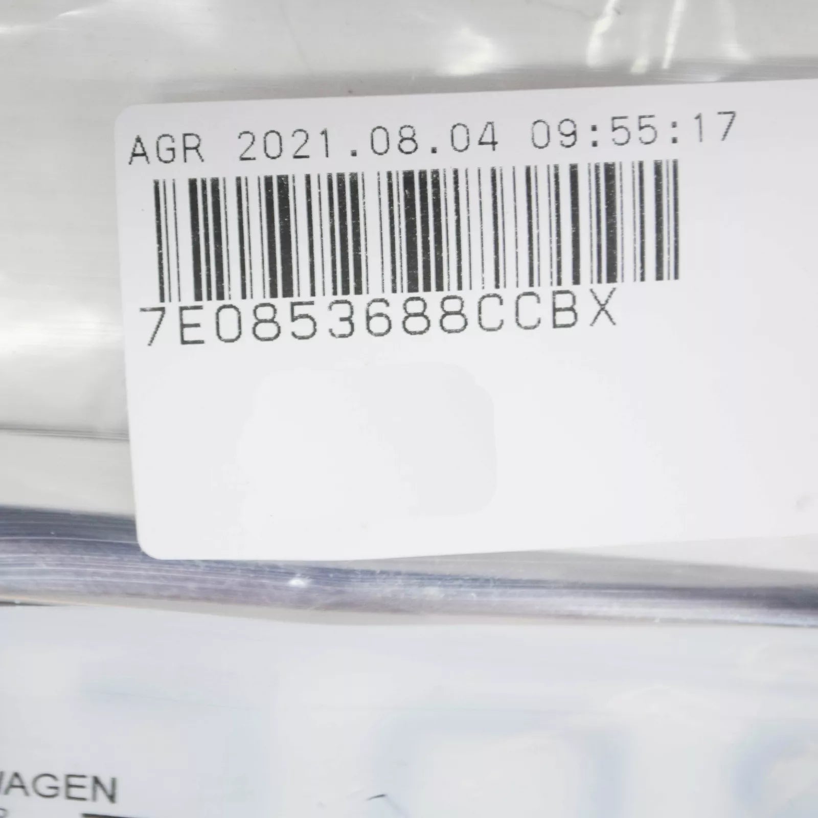 NEW VW TRANSPORTER T6 FRONT RIGHT DOOR BADGE SELF-ADHESIVE 7E0853688CCBX