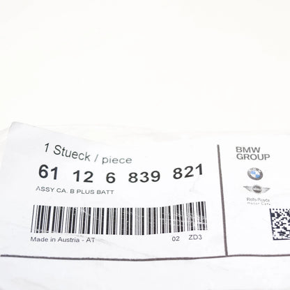 NEW BMW X3 G01 POSITIVE BATTERY CABLE 61126839821 6839821 ORIGINAL