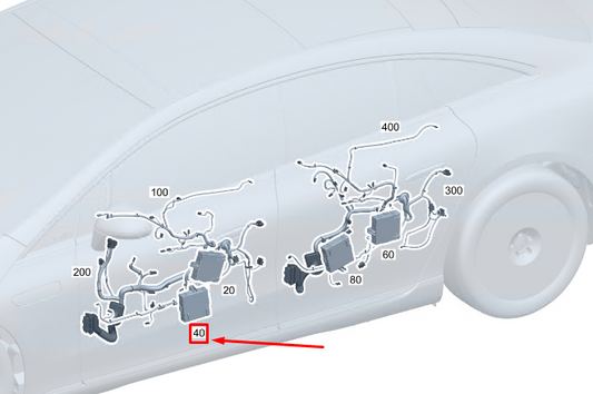 new mercedes-benz eqs v297 front left door control unit a2239000330 original