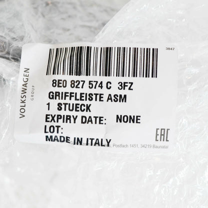 NEW AUDI A4 B7 TRUNK LID HANDLE TRIM MOLDING 8E0827574C3FZ 2007