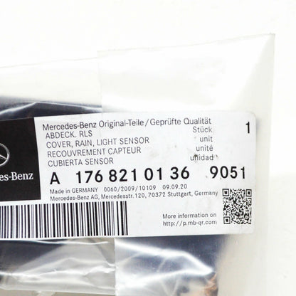 NEW MB CLA COUPE C117 RAIN LIGHT SENSOR COVER TRIM A17682101369051 ORIGINAL