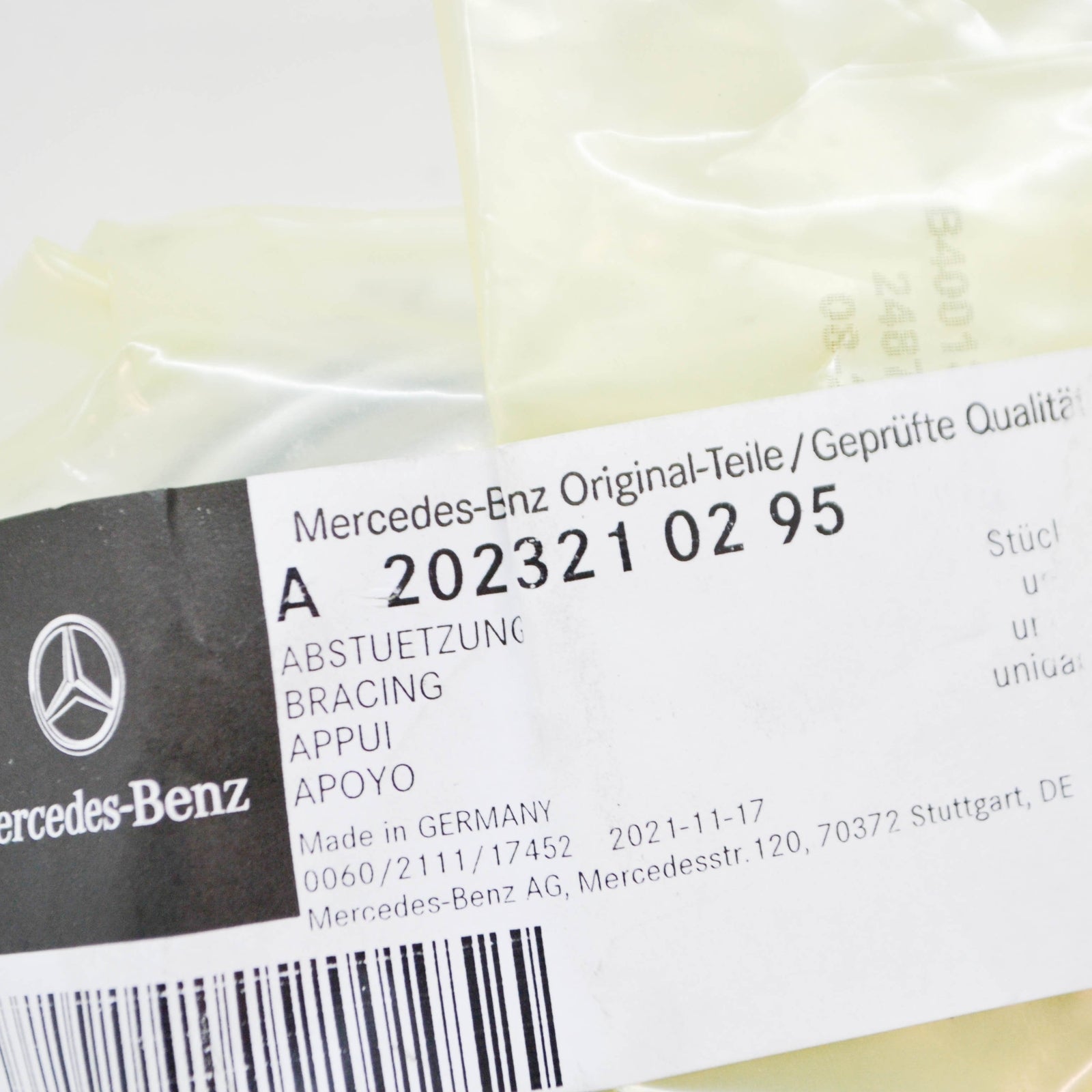 NEW MERCEDES-BENZ SLK R170 FRONT SPRING SUPPORT A2023210295 ORIGINAL