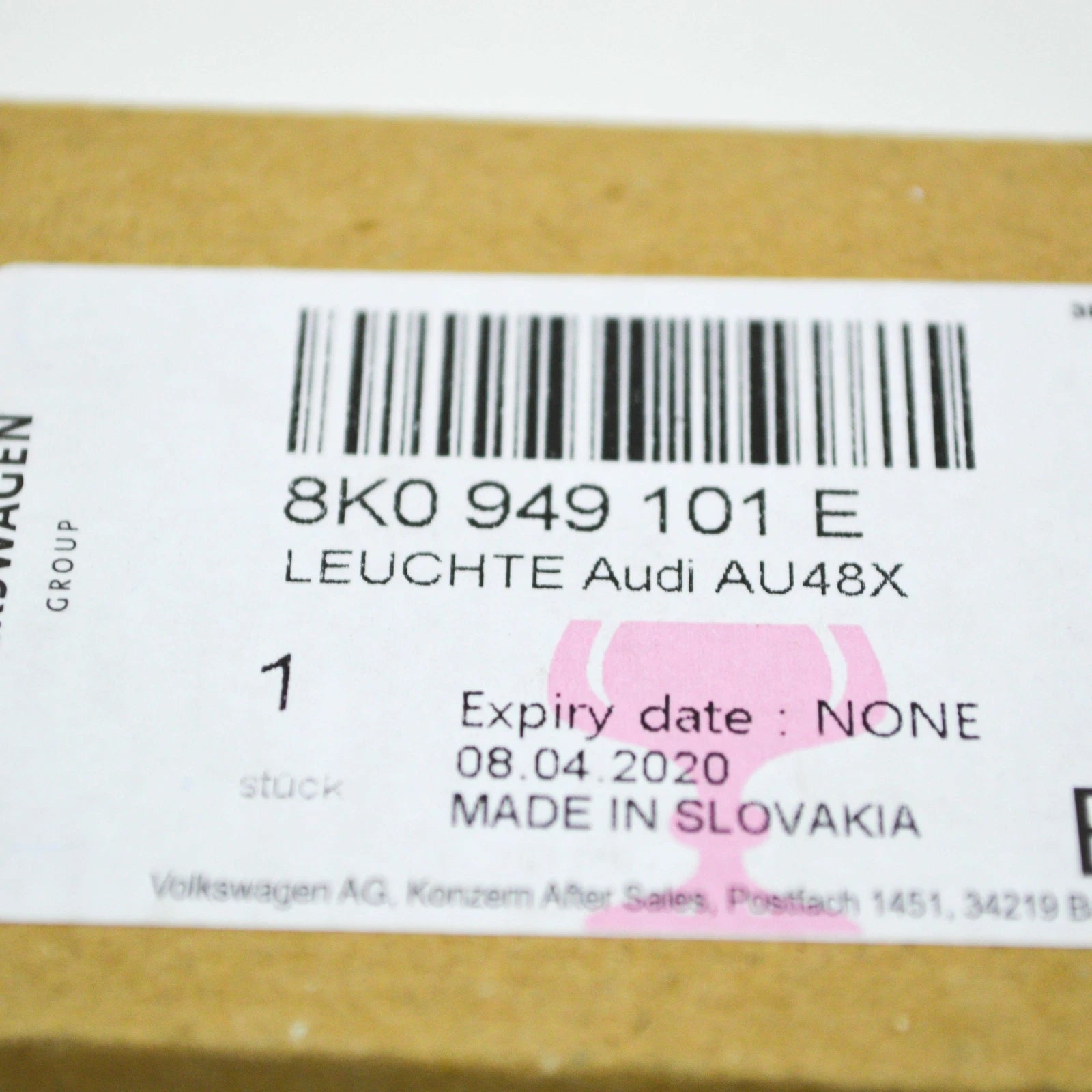 NEW AUDI A5 8T LEFT WING MIRROR TURN INDICATOR 8K0949101E