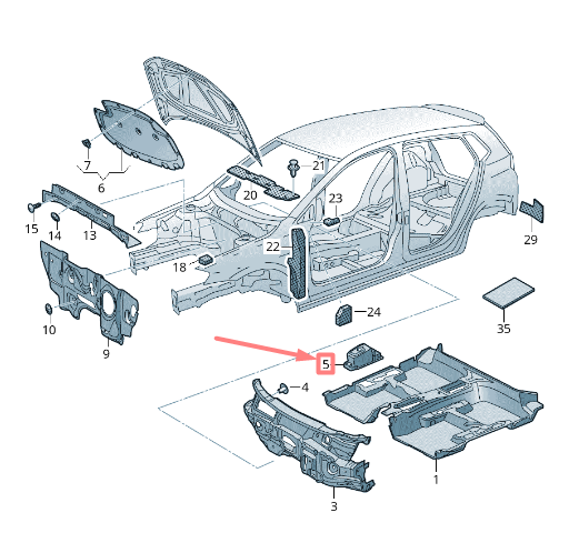 new volkswagen tiguan ad mk2 gear shifting house damper 5ta864453 original