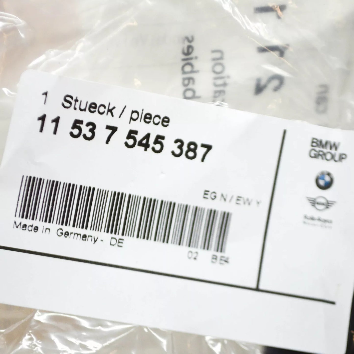 NEW BMW Z4 ROADSTER E89 COOLANT HOSE HOLDER 11537545387 7545387 ORIGINAL