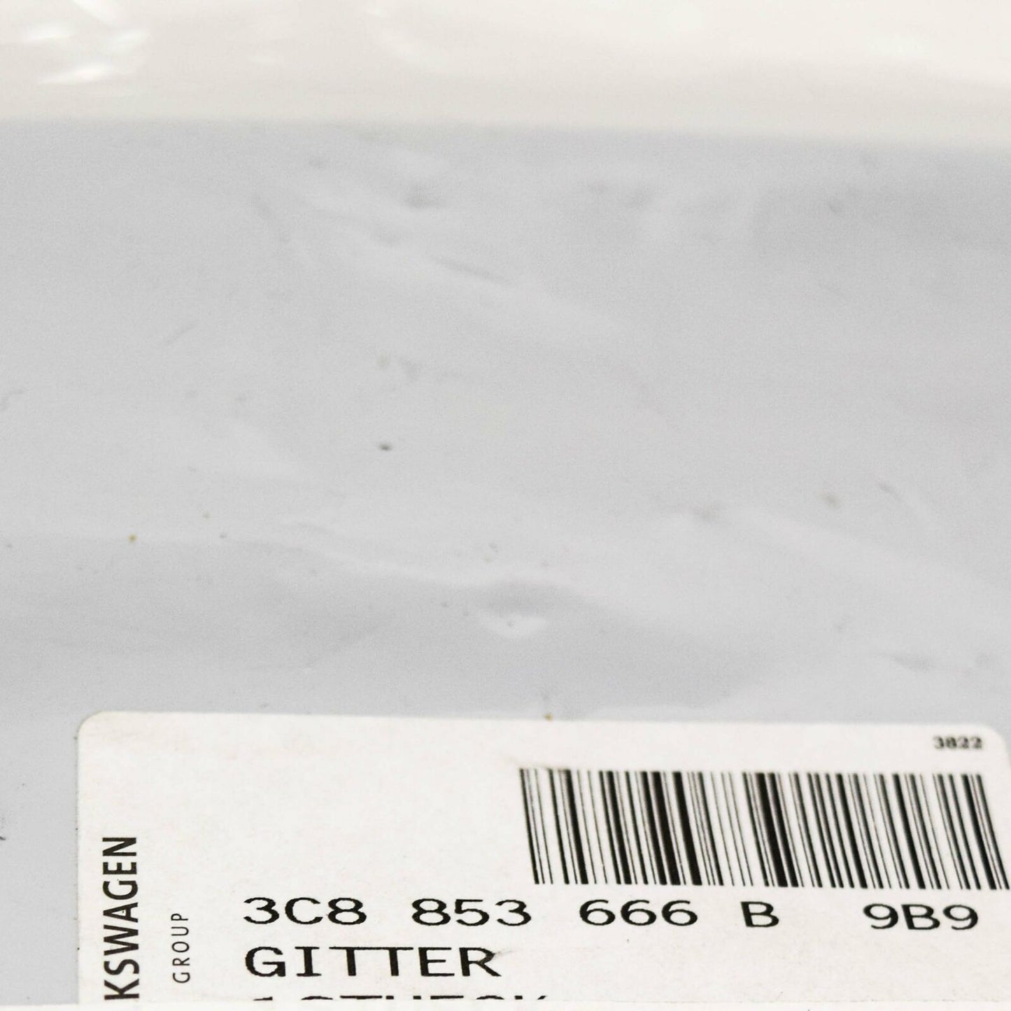 NEW VOLKSWAGEN PASSAT CC A6 FRONT BUMPER RIGHT GRILLE 3C8853666B9B9 ORIGINAL