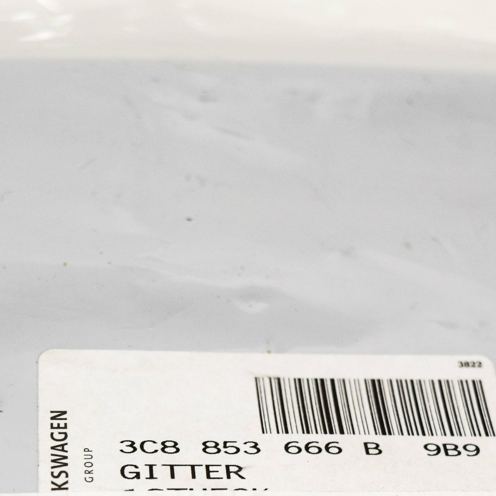 NEW VOLKSWAGEN PASSAT CC A6 FRONT BUMPER RIGHT GRILLE 3C8853666B9B9 ORIGINAL