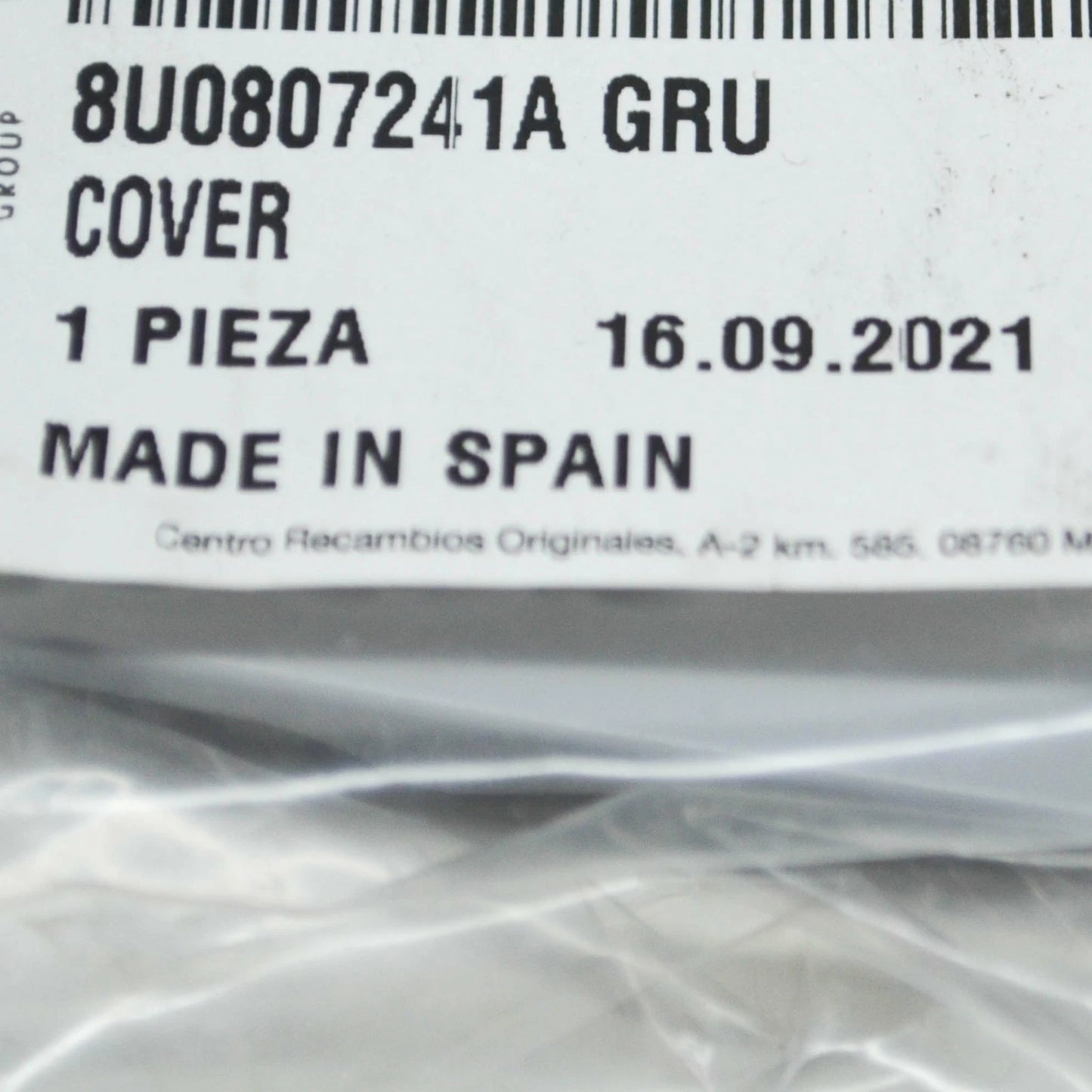 NEW AUDI Q3 8U FRONT BUMPER RIGHT TOWING EYE COVER 8U0807241AGRU