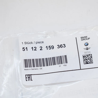 NEW BMW X6 E71 REAR BUMPER LEFT TOW EYE CAP COVER AERO PERFORMANCE 51122159363