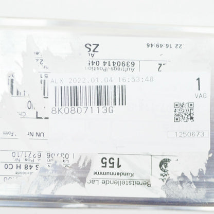 NEW AUDI A5 SPORTBACK 8T FRONT BUMPER IMPACT BAR 8K0807113G ORIGINAL