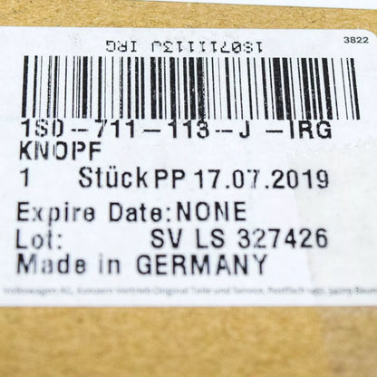 NEW VOLKSWAGEN UP GEAR SHIFT KNOB WITH BOOT 1S0711113JIRG