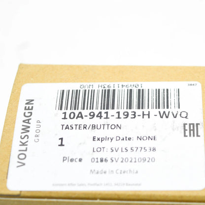 NEW VOLKSWAGEN ID.3 E11 LIGHT SWITCH MULTI PUSHBUTTON 10A941193HWVQ