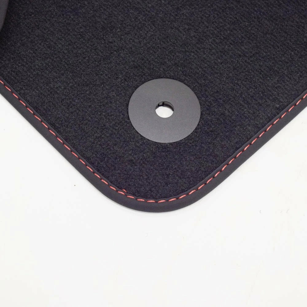 NEW AUDI A4 AVANT B9 VELOUR BLACK REAR FLOOR MAT SET 8W0864450BBMU