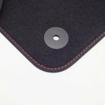 NEW AUDI A4 AVANT B9 VELOUR BLACK REAR FLOOR MAT SET 8W0864450BBMU