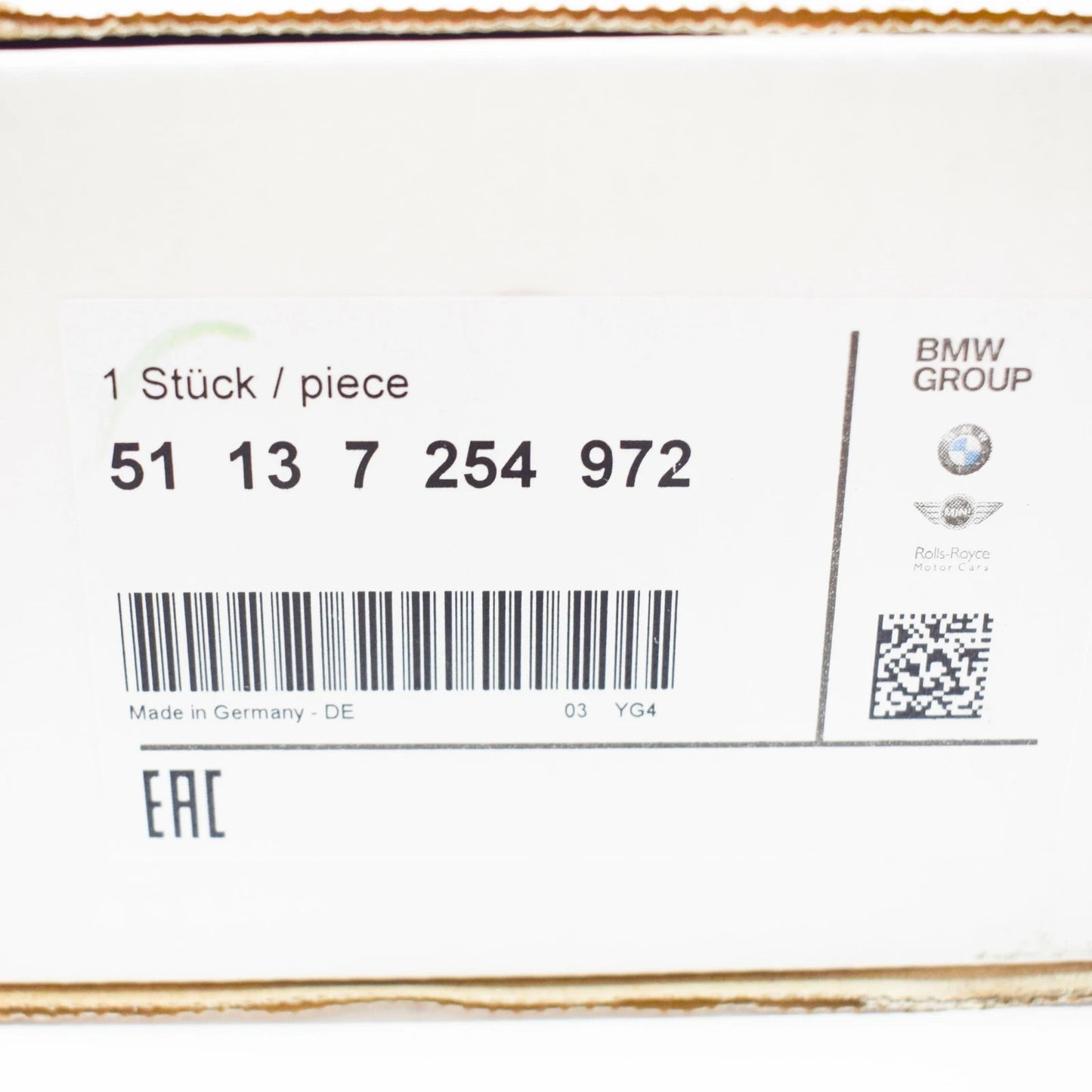 NEW BMW 3 COUPE E92 FRONT RADIATOR RIGHT BLACK CHROME GRILLE 51137254972