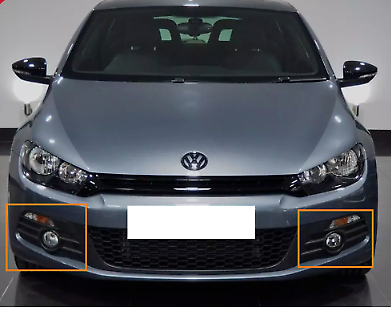 NEW VW SCIROCCO FRONT BUMPER LEFT RIGHT FOG LIGHT GRILLE 1K8853666C9B9 ORIGINAL