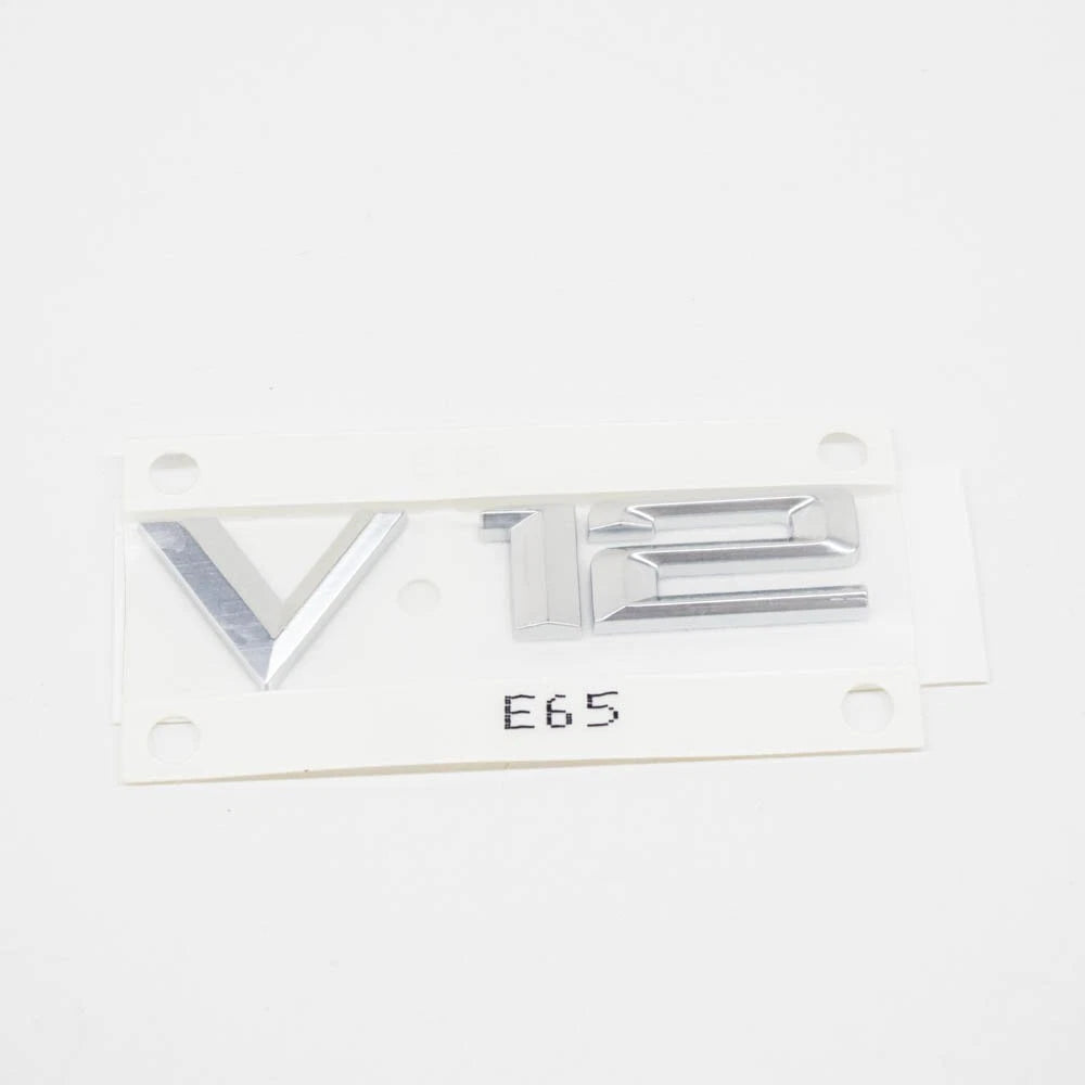 NEW BMW E65 E66 E67 FRONT WING V12 BADGE LOGO SIGN LEFT 7033255 51147033255