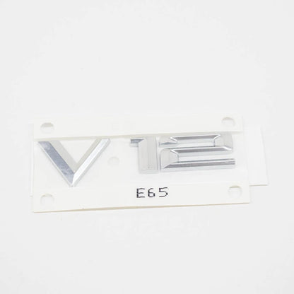 NEW BMW E65 E66 E67 FRONT WING V12 BADGE LOGO SIGN LEFT 7033255 51147033255