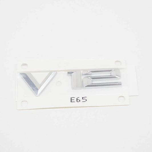 NEW BMW E65 E66 E67 FRONT WING V12 BADGE LOGO SIGN LEFT 7033255 51147033255