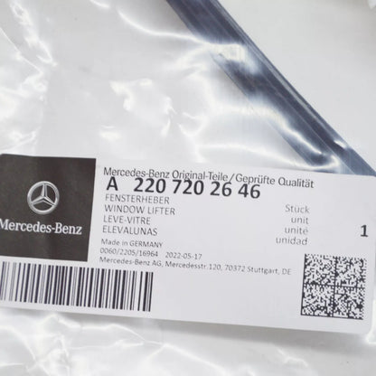 NEW MERCEDES-BENZ S-CLASS W220 FRONT RIGHT WINDOW REGULATOR A2207202646 ORIGINAL