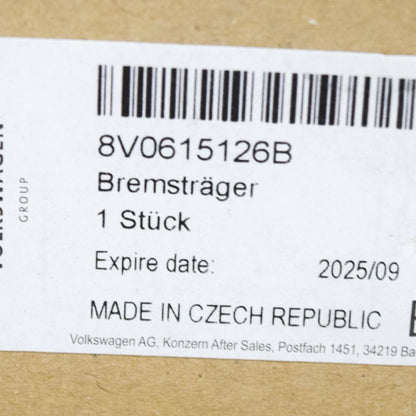 NEW AUDI A3 8V FRONT RIGHT BRAKE CALIPER CARRIER 8V0615126B ORIGINAL