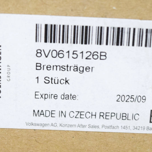 NEW AUDI A3 8V FRONT RIGHT BRAKE CALIPER CARRIER 8V0615126B ORIGINAL