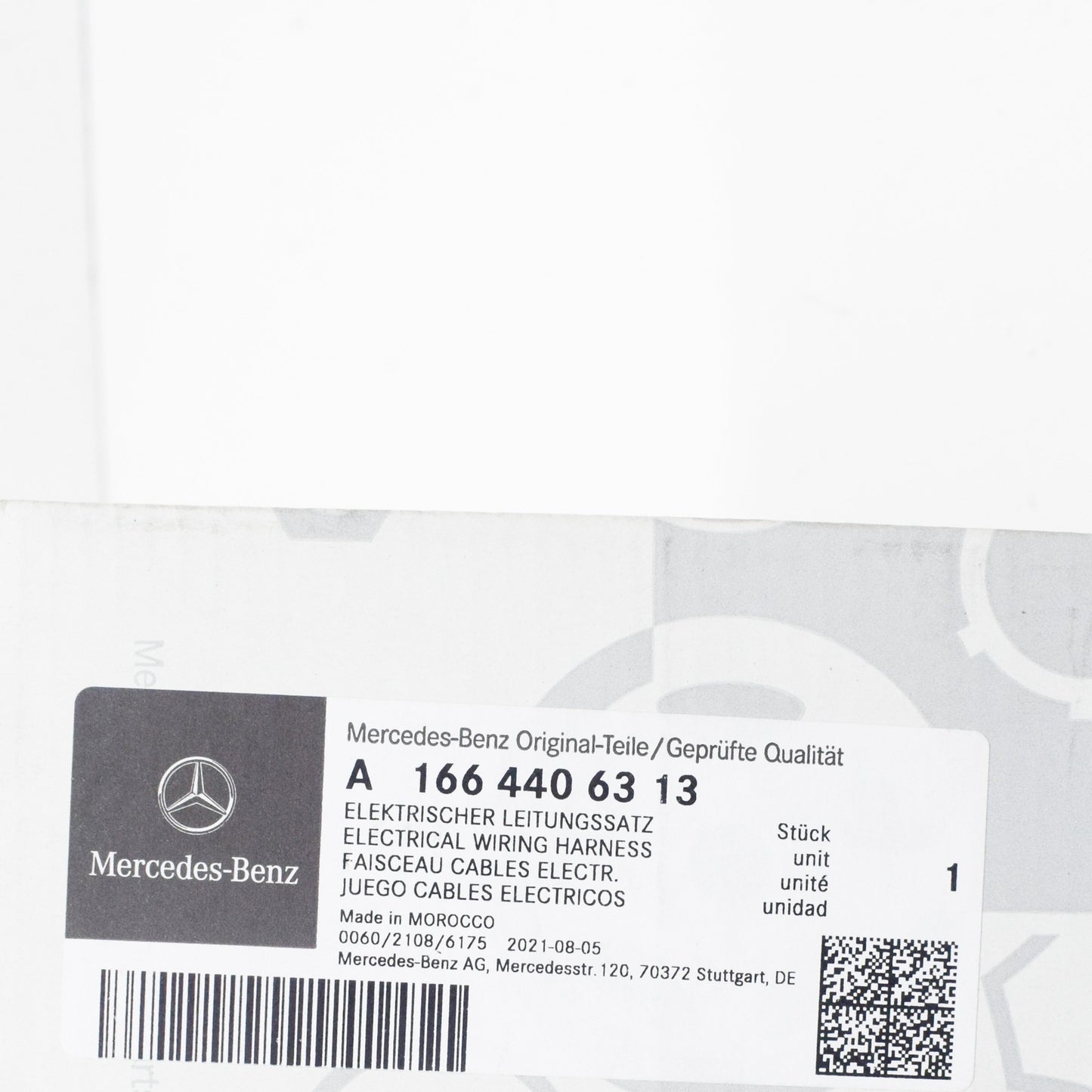 NEW MERCEDES-BENZ GLE W166 FRONT PARKING SENSORS WIRING A1664406313 ORIGINAL