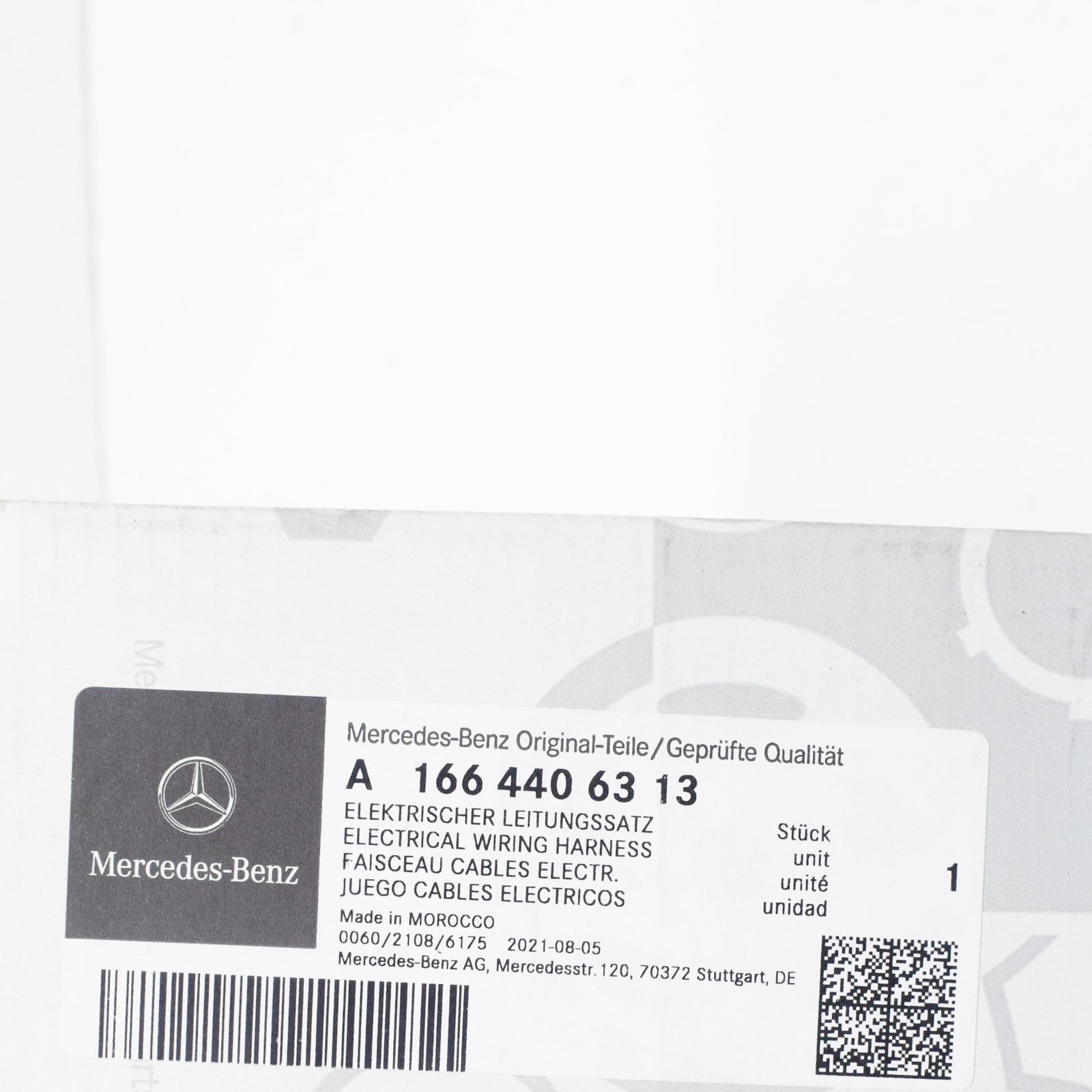 NEW MERCEDES-BENZ GLE W166 FRONT PARKING SENSORS WIRING A1664406313 ORIGINAL