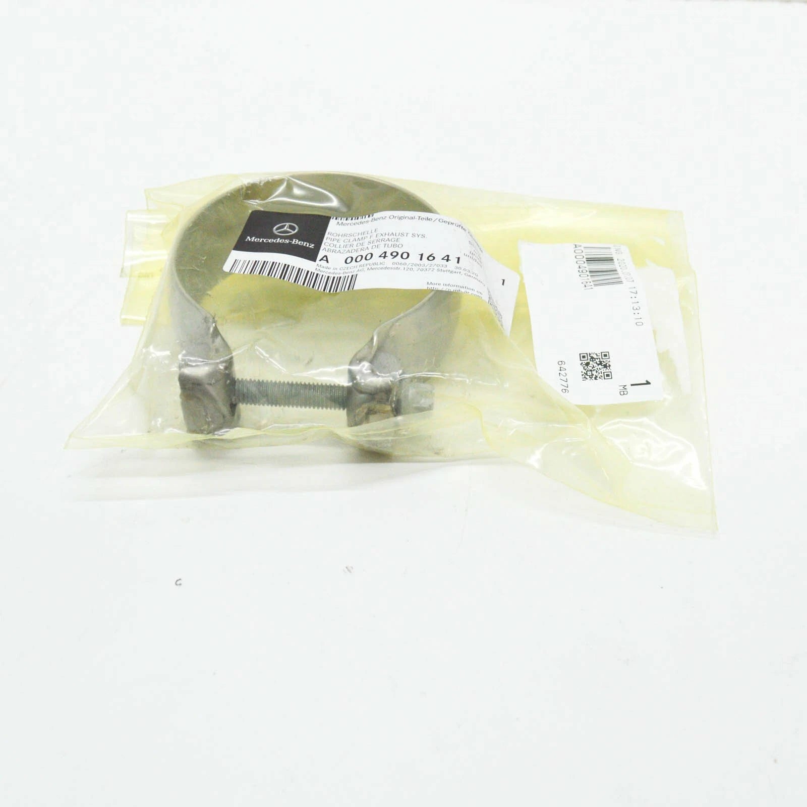 NEW MERCEDES-BENZ GLA X156 EXHAUST SYSTEM PIPE CLAMP A0004901641