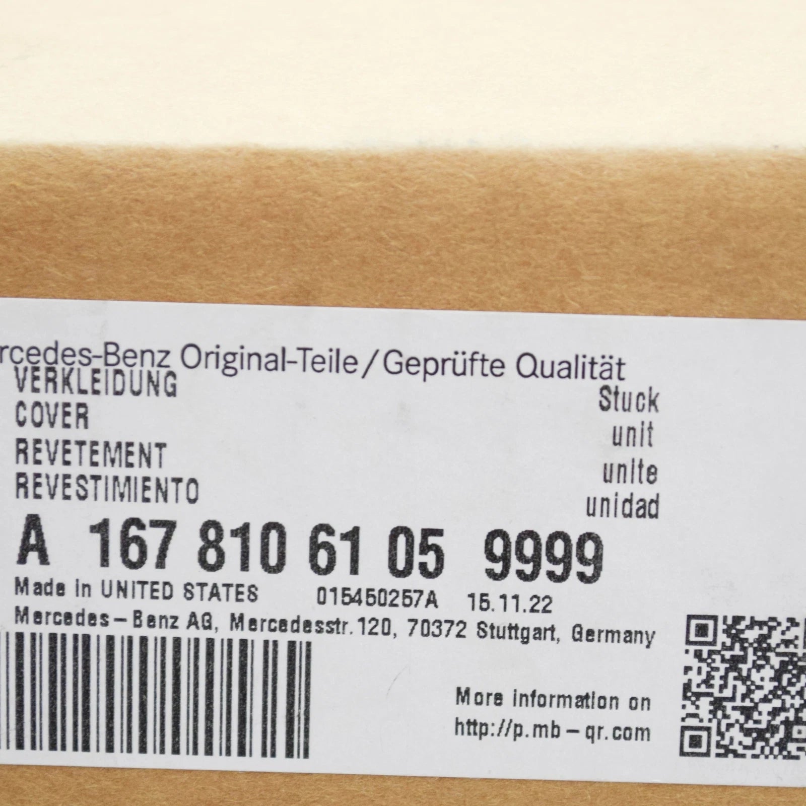 NEW MERCEDES-BENZ GLE W167 FRONT LEFT DOOR MIRROR FRAME A16781061059999 ORIGINAL