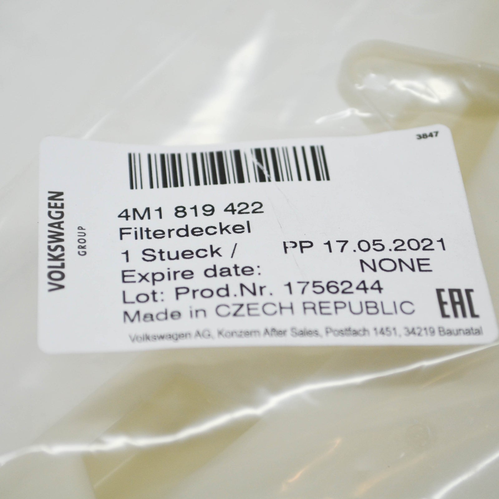 NEW AUDI Q8 AIR FILTER COVER 4M1819422 ORIGINAL