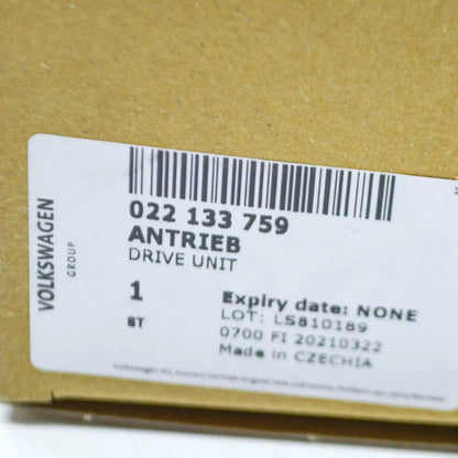 NEW VW BEETLE 9C INTAKE SYSTEM DRIVE UNIT 022133759