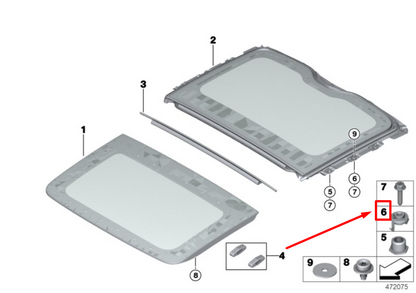 new bmw 7 g12 passive adjusting element 54107470097 7470097 original