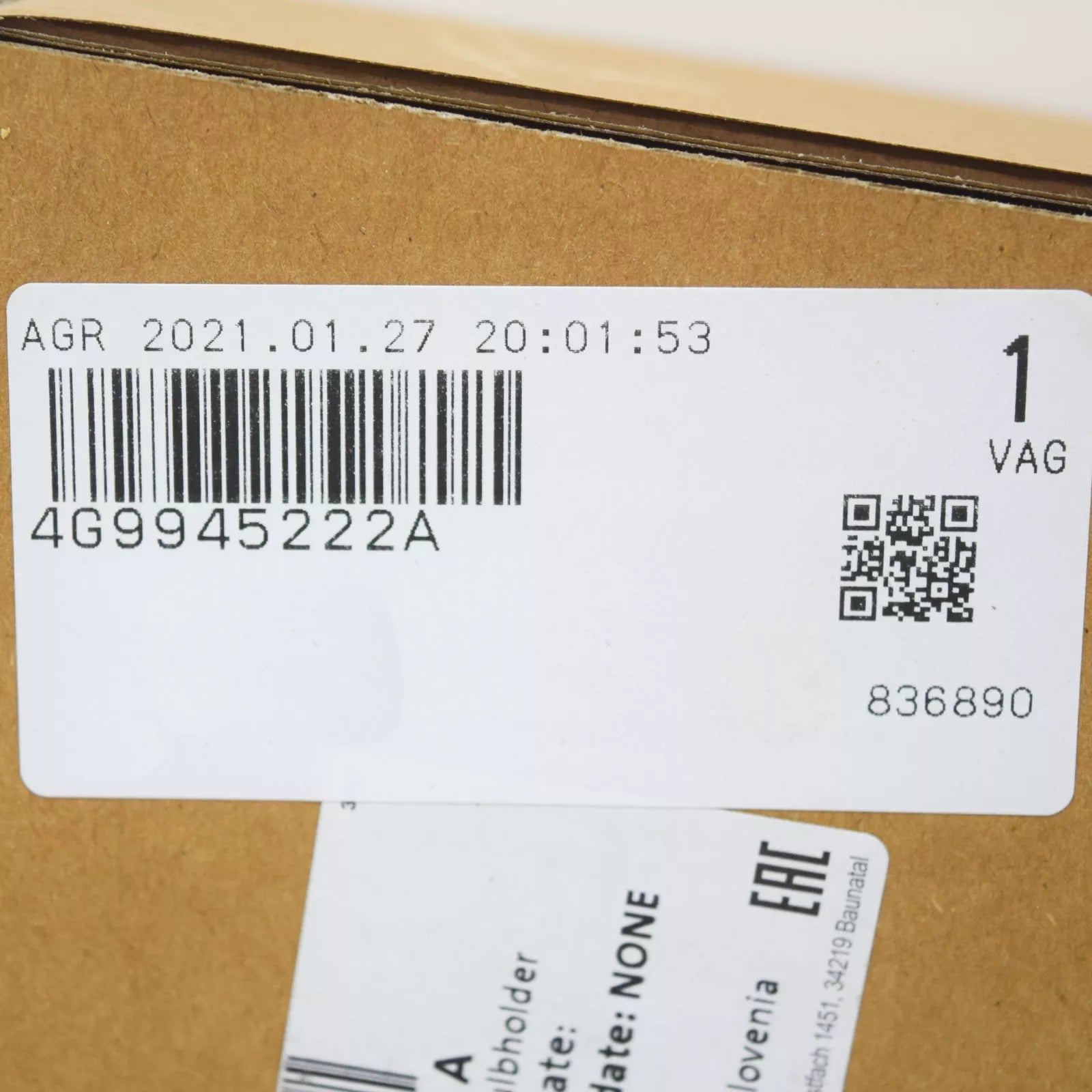 NEW AUDI A6 C7 REAR RIGHT INNER TAILLIGHT BULB CARRIER 4G9945222A