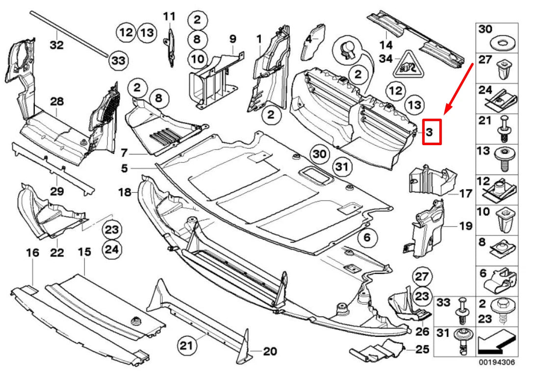 NEW BMW 5 E60 FRONT BUMPER GRILLE AIR FLAPPER 51117178116 7178116 ORIGINAL