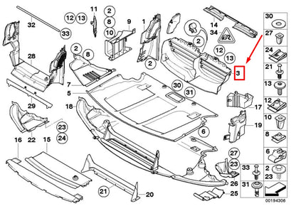 NEW BMW 5 E60 FRONT BUMPER GRILLE AIR FLAPPER 51117178116 7178116 ORIGINAL
