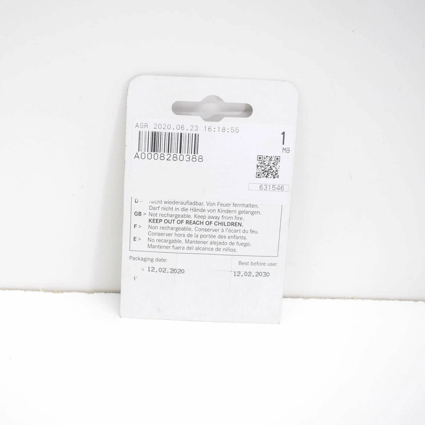 NEW MERCEDES-BENZ CONTROL REMOTE KEY FOB BATTERY PACK A0008280388 ORIGINAL