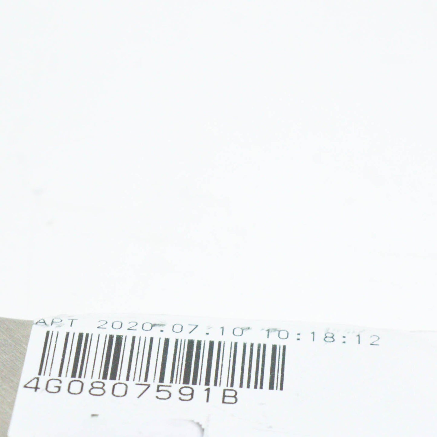 NEW AUDI A6 C7 FRONT LEFT BUMPER COVER SUPPORT RAIL 4G0807591B ORIGINAL