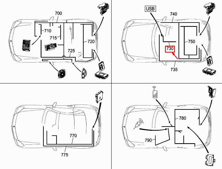 new mercedes-benz slk r172 usb splitter wiring harness a1725409502 original