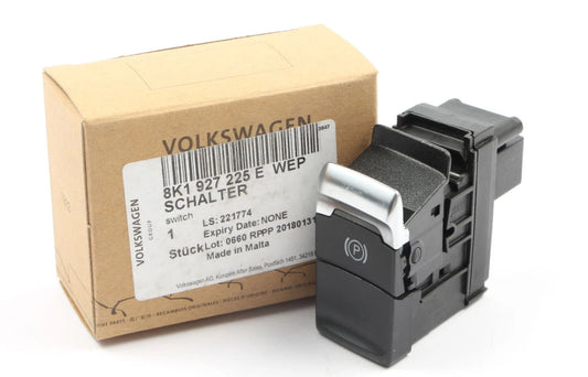 NEW AUDI A4 B8 ELECTROMECHANICAL PARKING BRAKE SWITCH LHD 8K1927225EWEP ORIGINAL